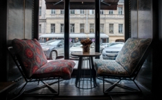 Шторы для ресторанов фото. Park Inn Прибалтийская